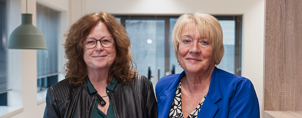 Marja van Leeuwen en Hanneke Keus